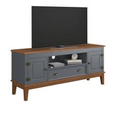 Rack 2 Portas E 1 Gaveta- Cinza