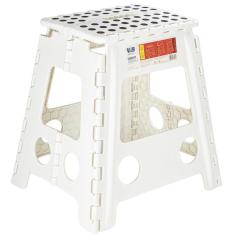 Banqueta Plástica Dobrável Grande Escada Vig Ordene Or10502