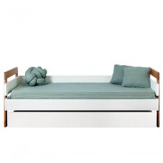 Cama Solteiro Nola Com Auxiliar+Colchão Cannes Herval