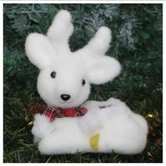 Kit 3 Bonecos De Natal Enfeite Natalino Rena Felpuda 20cm