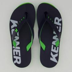 Chinelo Kenner RED Marinho e Verde, 38