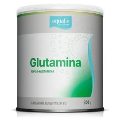 Glutamina 100% L-Glutamina 300g - Equaliv-Unissex