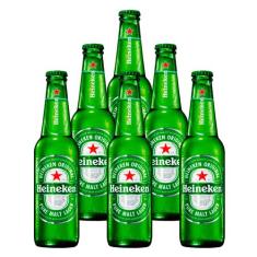 Cerveja Heineken Long Neck 330ml 6 Unidades