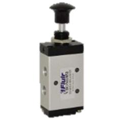 Válvula 5 Vias Fluir 1/4 com Botão e Mola