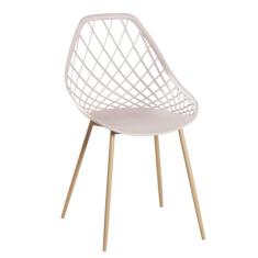 Cadeira de Jantar Cloe Pé Palito Bege