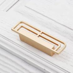 Lidar com latão maciço preto ouro alças vintage 96 mm maçanetas de porta de armário antigo para puxadores de gaveta de móveis, ouro, 64 mm