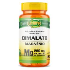 Magnésio Di-malato Unilife 120 Cápsulas
