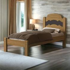 Cama íris Solteiro Freijó E Grafite Cambel