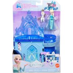 Boneca Disney Frozen Mini Palácio de Gelo Elsa JDP63 Mattel