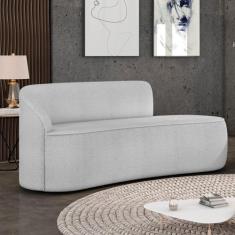 Sofá 2 Lugares Orgânico 140 cm Morgan Bouclê D03 - D'Rossi - D Rossi, 