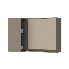 Módulo Cozinha Henn Connect Armário Canto Reto C- 1 Porta 95cm Duna-cristal