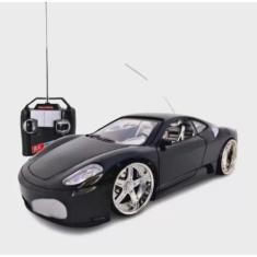 Carrinho de Controle Remoto Perfect Ferrari (preto) -  DM Toys