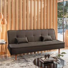 Sofá Cama Silver 3 Lugares Reclinável Suede 192 cm Speciale Home, Marr