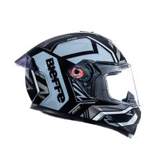 Capacete Moto Bieffe B12 Phanton Feminino Masculino-Unissex