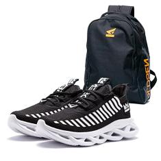 Kit Tenis feminino Oldsen Jaguar + Mochila Bolsa Notebook