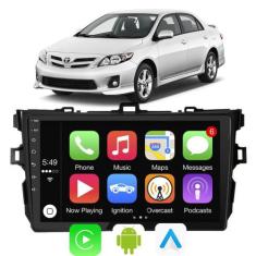 Kit Central Multimidia Android Auto Corolla 2009 2010 2011 2012 2013 2