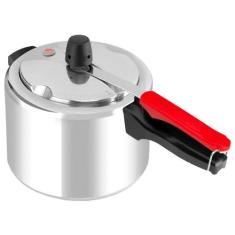 Panela de Pressão Clock Alumínio Polida 4,5L Eco, 4,5L, Prata
