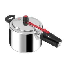 Panela de Pressão Clock Alumínio Polido 4,5L Original, 4,5L, Prata