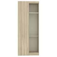 Guarda Roupa Modulado Canto Reto 196 Master Avelã Rústico/ártico Rústico - Eucamóveis