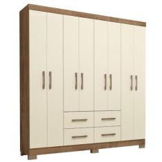 Guarda Roupa / Roupeiro Barcellona 2126R Itapema 8 Portas 4 Gavetas 18