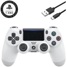 Controle Original Sony PS4 Dualshock 4 Branco Glacial Lacrado