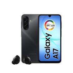 Smartphone Samsung Galaxy A17 5G Tela 6.7" 256GB Câmera Tripla 50MP Preto + Galaxy Buds Core Bluetooth Preto
