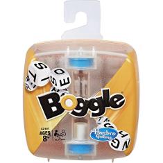 Jogo de tabuleiro Boggle Classic, Hasbro Gaming, jogo de busca de palavras frente a frente.