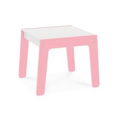Mesa Infantil De Madeira Rosa 985 Junges