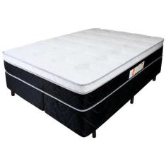 Cama Box King Colchão Mola Verticoil PillowIn 193x203x65cm - Conde Rel