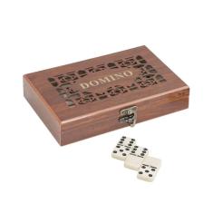Jogo De Dominó Profissional 28 Peças Caixa Luxo De Madeira