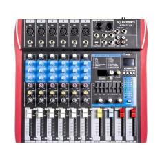 Mesa De Som Analógica 6 Canais Soundvoice Ms-602 Eux