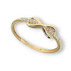Anel de ouro 18k infinito - Elegancy Joias, 20