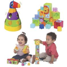 Kit De Brinquedos Educativos Para Bebês Mercotoys