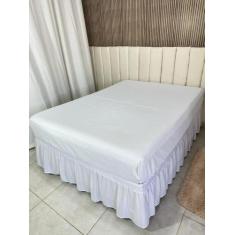 Lençol Avulso para Cama QUEEN Cor Lisa, com Elástico para Roupas de Ca