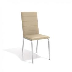 Conjunto 2 Cadeiras para Sala de Jantar Amsterdã Metal Cromado - Kappe