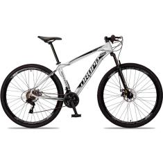 Bicicleta Aro 29 Dropp Aluminum 24 Vel Câmbio Traseiro Shimano Freio a Disco Bike MTB Alumínio