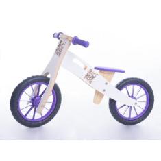 Bicicleta De Equilíbrio sem pedais BiciQuétinha Neve Roxa - Biciquetin