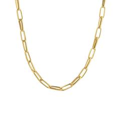 Cordão Corrente Cartier 3Mm 45Cm Banhado A Ouro 18K