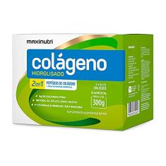 Maxinutri Colágeno Hidrolisado 2Em1 Sachê - Uva Verde 30 X 10G