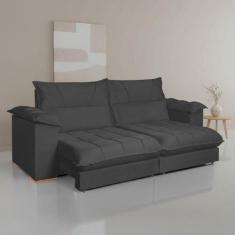 Sofá Retrátil e Reclinável 4 Lugares 290cm Italia - Kasacomigo Estofad