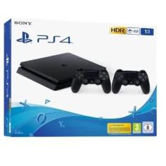 Sony Playstation 4 Slim 1TB Extra Dualshock 4 Controller Cor  Preto Onyx