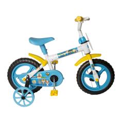 Bicicleta Infantil Aro 12 Clubinho Salva Vidas Styll Baby Branca E Azul