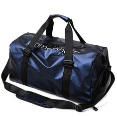 Bolsa de ginástica moderna bolsa de viagem com compartimento úmido e compartimento de sapatos, bolsa de ginástica à prova d'água de grande capacidade bolsa de transporte ombro bolsa
