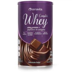 Complete Whey Sabor Chocolate Suico - 450 Gr - Sanavita