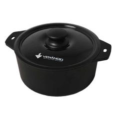 Panela de Ferro Fundido Tampa Preta 220x115 Met. Venâncio