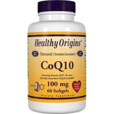 Coenzima Q-10, Coq-10 100Mg, 60 Cápsulas, Healthy Origins