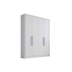 Guarda Roupa 4 Portas E 3 Gavetas Moderni Branco - Novo Horizonte
