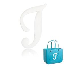 Yonuni Berloques de letras decorativas para bolsa Bogg - Personalize sua bolsa com letras do alfabeto de PVC, presentes de aniversário para mulheres., Plástico, Sem Pedra Preciosa