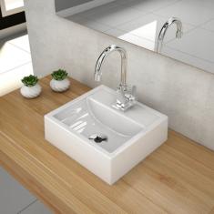 Kit Cuba Q32 Com Torneira Luxo 1195 Metal 1/4 Volta Branca