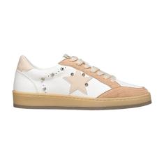 Mi.iM Tênis Avery com sola de borracha e cadarço, Rosa, branco, 35